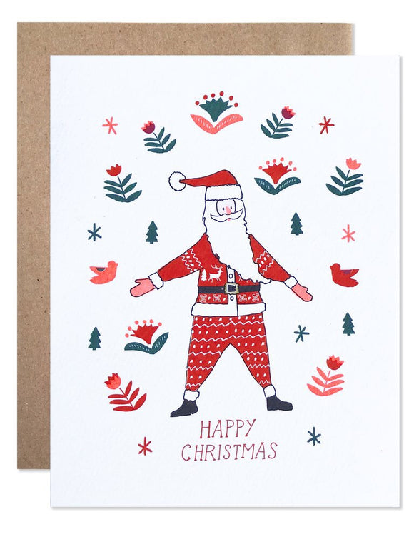 Hartland Brooklyn Card - Happy Christmas Santa