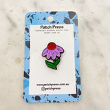 Patch Press enamel pin - wildflower. Sold at Have You Met Charlie?, a unique handmade gift shop in Adelaide, South Australia.