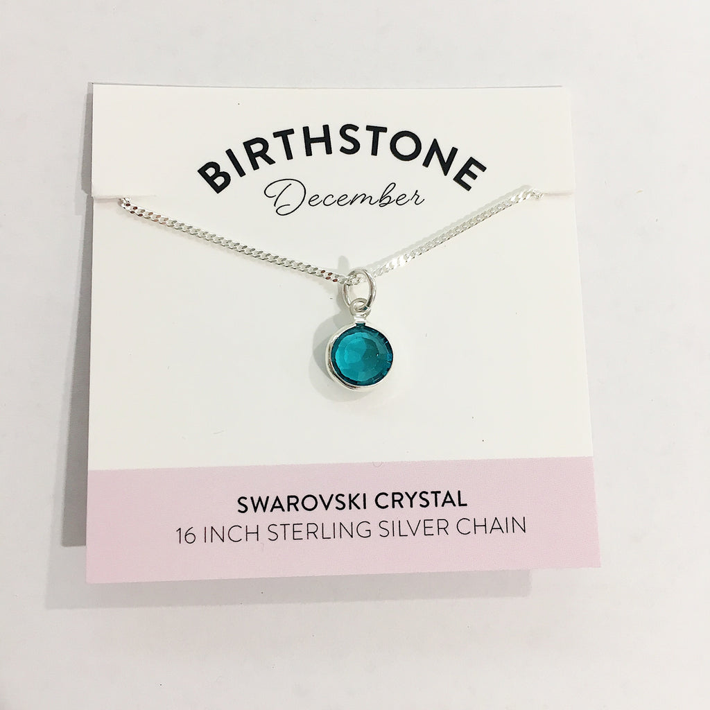 Bec Platt Designs - December Birth Stone Necklace from Have You Met Charlie? a gift shop with unique Australian handmade gifts in Adelaide, South Australia