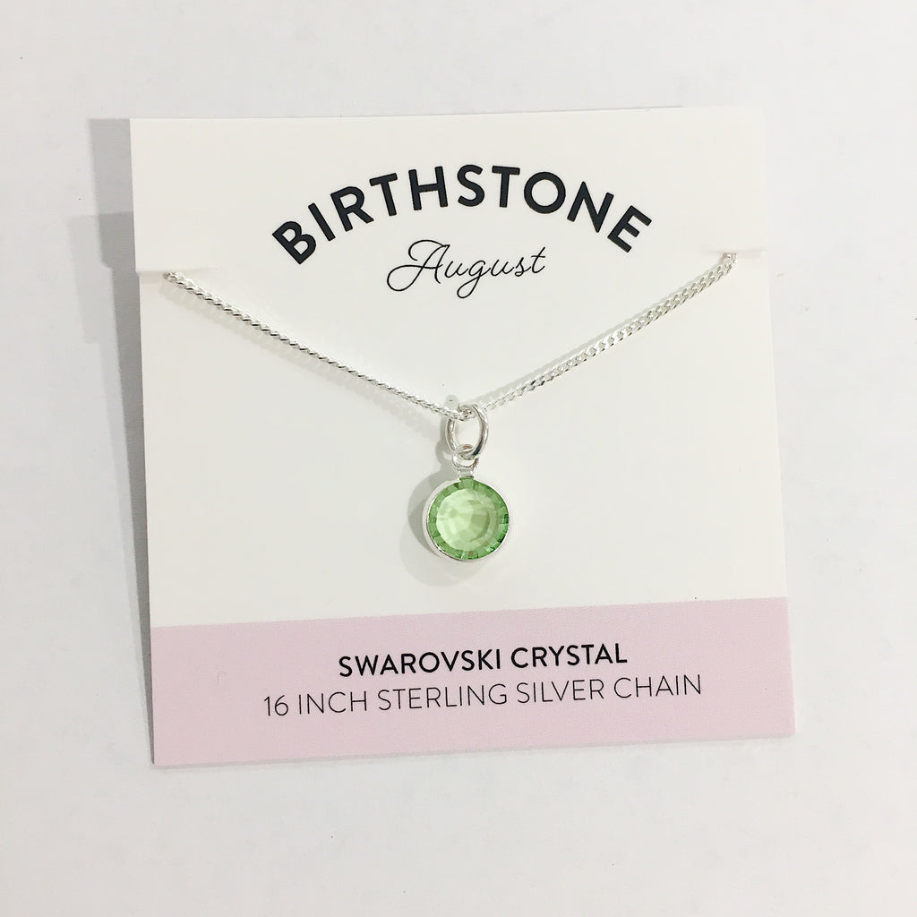 Bec Platt Designs - August Birth Stone Necklace from Have You Met Charlie? a gift shop with unique Australian handmade gifts in Adelaide, South Australia