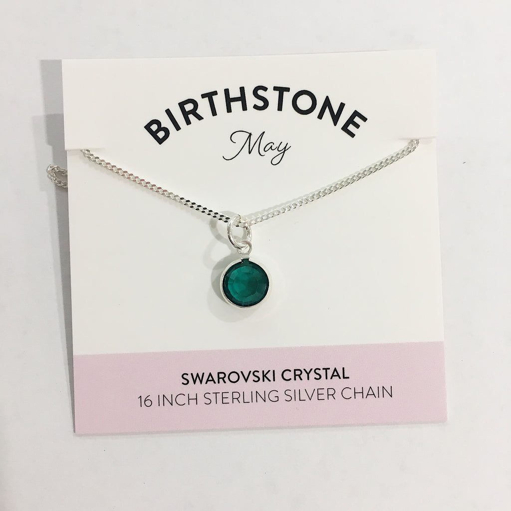 Bec Platt Designs - May Birth Stone Necklace from Have You Met Charlie? a gift shop with unique Australian handmade gifts in Adelaide, South Australia