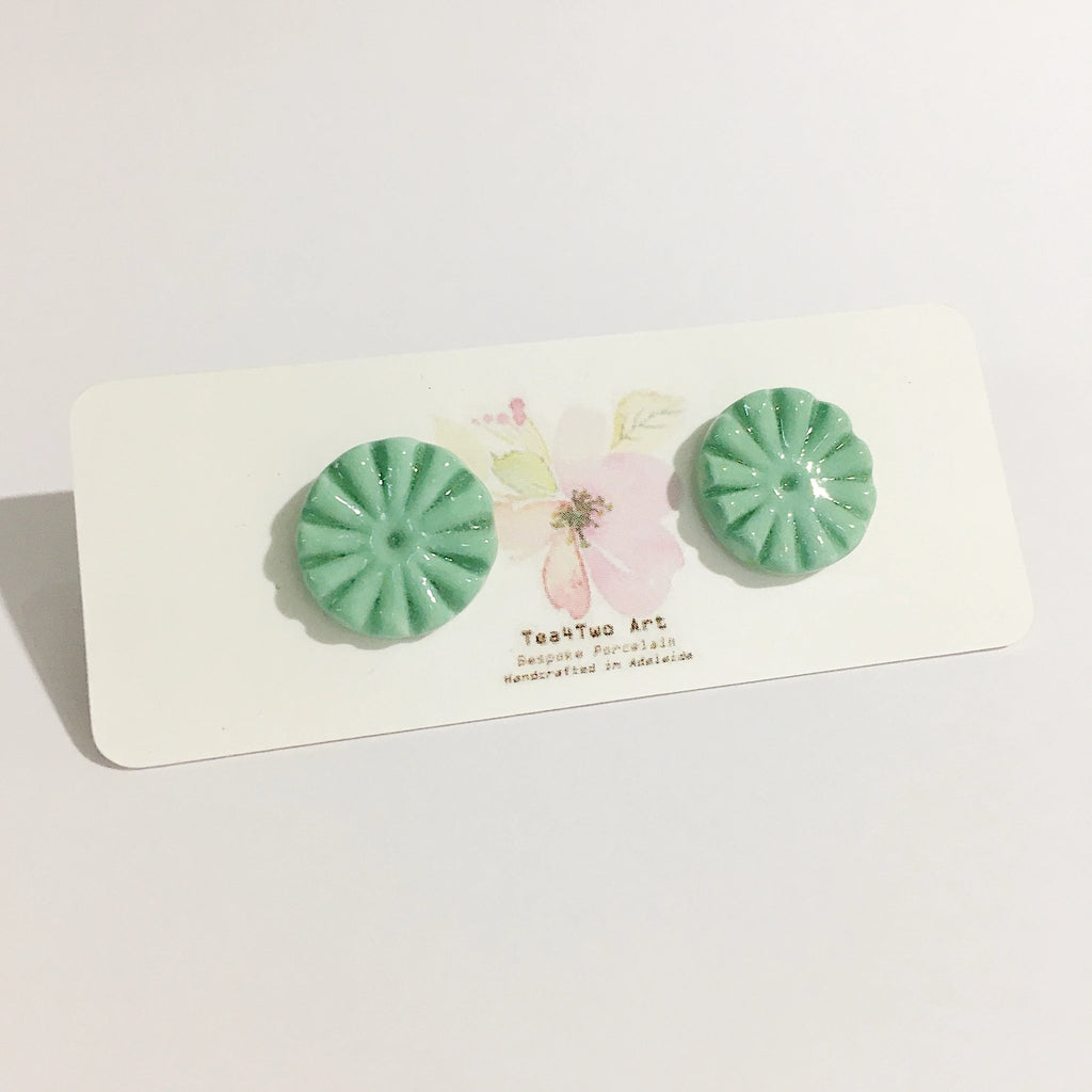 Tea 4 Two Art Earrings - Daisy Studs - Various from have you met charlie a gift shop with Australian unique handmade gifts in Adelaide South Australia