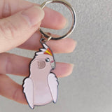 Patch Press galah keychains from Have You Met Charlie? a gift shop with unique Australian handmade gifts in Adelaide, South Australia.