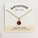 Bec Platt Designs - January Birth Stone Necklace from Have You Met Charlie? a gift shop with unique Australian handmade gifts in Adelaide, South Australia