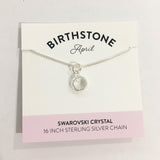 Bec Platt Designs - April Birth Stone Necklace from Have You Met Charlie? a gift shop with unique Australian handmade gifts in Adelaide, South Australia