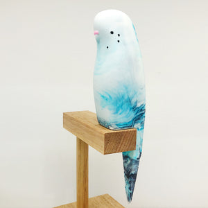 Pete Cromer Handmade Resin Budgie, sold at Have You Met Charlie?, a unique gift store in Adelaide, South Australia.