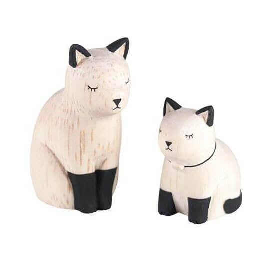 Pole Pole Carved Wooden Animals - Parent and Baby Set Animals, sold at Have You Met Charlie?, a unique gift store in Adelaide, South Australia.