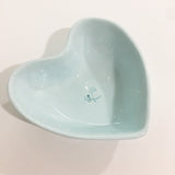 Sapphire pastel porcelain heart dish by louise m studio from have you met charlie a gift shop with unique handmade australian gifts in adelaide south australia