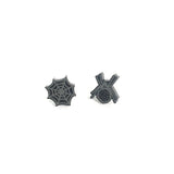 Mintcloud Earrings - Spider & Web