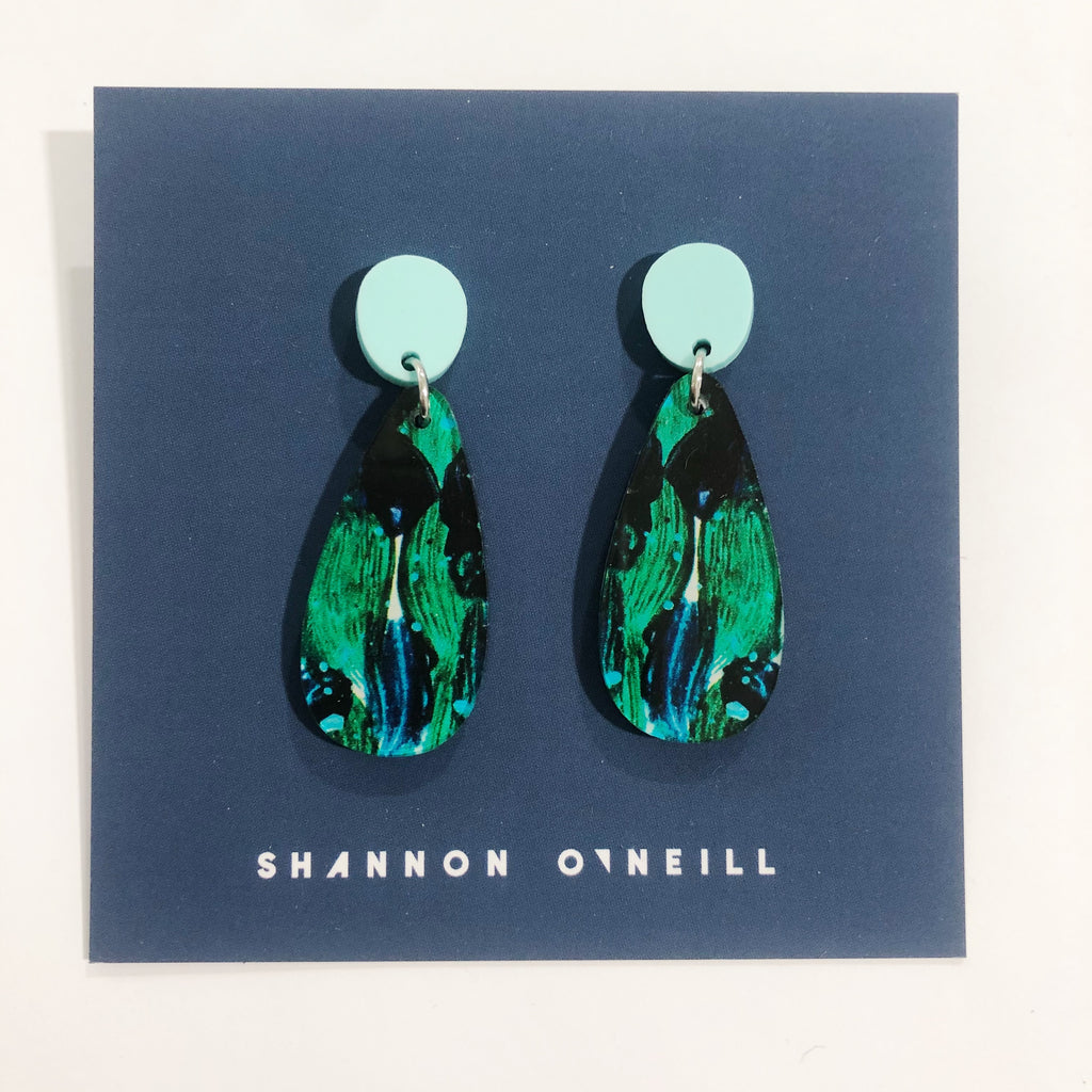 Shannon O'Neill - Teardrop Dangle from have you met charlie a gift shop with Australian unique handmade gifts in Adelaide South Australia