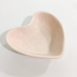 peach pastel porcelain heart dish by louise m studio from have you met charlie a gift shop with unique handmade australian gifts in adelaide south australia