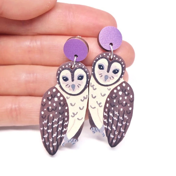 Pixie Nut & Co Dangle - Sooty Owl from Have You Met Charlie? a unique gift shop in adelaide south australia