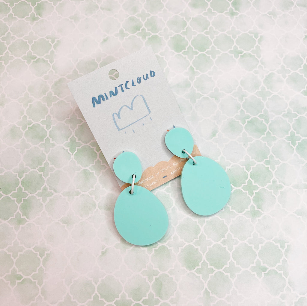 Mintcloud Dangle - Pastel Droplets from Have You Met Charlie? a gift shop in Adelaide, South Australia