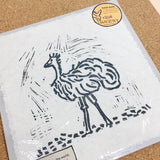 australian emu art print by value laboratory from have you met charlie a gift shop with unique handmade australian gifts in adelaide south australia
