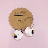 Dear Mabel Handmade Dangles - Small Hoop / Disk, sold at Have You met Charlie?, a unique gift store in Adelaide, South Australia.