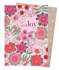 Earth Greetings Christmas Card - Joyful Waratah*