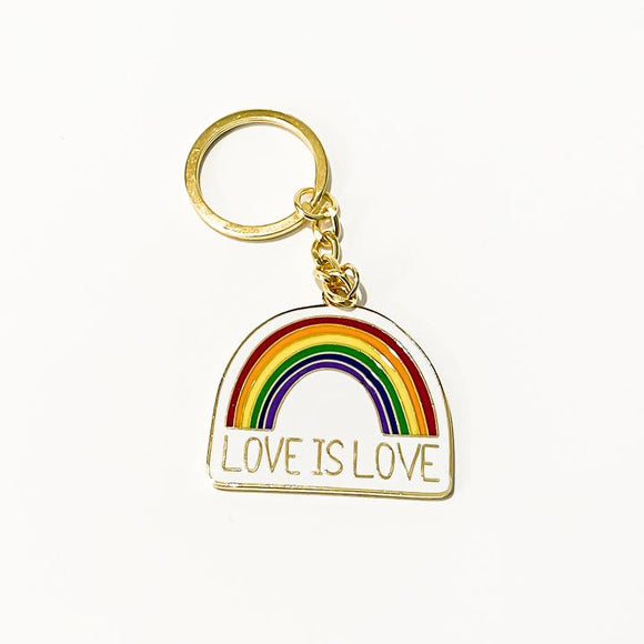  Love is Love Red Parka keyring from Have You Met Charlie? a gift shop with handmade Australian gifts in Adelaide, South Australia