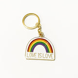  Love is Love Red Parka keyring from Have You Met Charlie? a gift shop with handmade Australian gifts in Adelaide, South Australia
