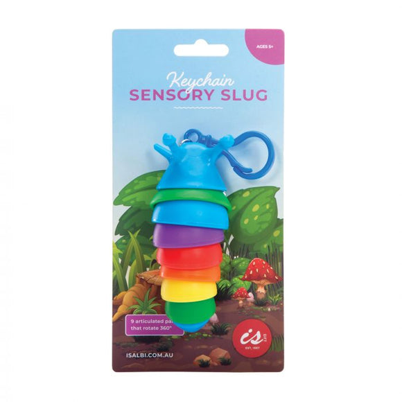 Sensory Slug Key Chain - Random Assortment. Sold at Have You Met Charlie?, a unique giftshop located in Adelaide and Brighton, South Australia.