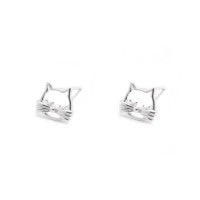 Sterling Silver Earrings - Cat Face from have you met charlie a gift shop with Australian unique handmade gifts in Adelaide South Australia