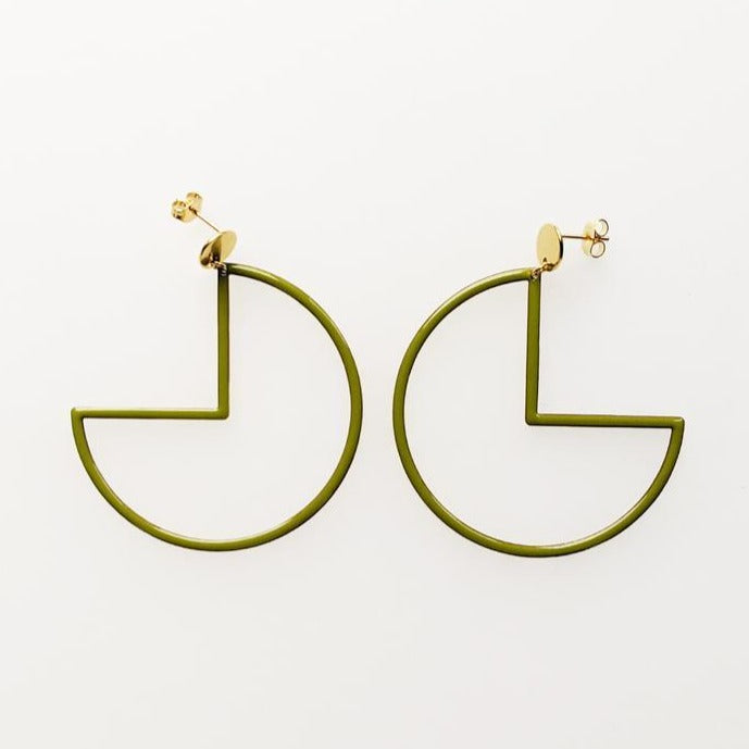 Middle Child Earrings - Tiptoe in Avocado from Have You Met Charlie? a unique gift shop in Adelaide South Australia