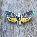 moth skull Amar and Riley cute enamel animal pins from have you met charlie a gift shop with australian unique hand made gifts in adelaide south australia