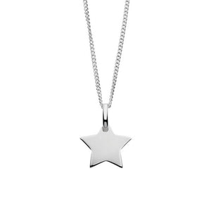 Simple sterling silver necklace with star pendant from have you met charlie handmade gift shop in adelaide south australia