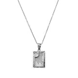 Sterling Silver Necklace -  Shining Sun
