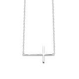 Sterling Silver Necklace - Fine Cross*