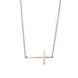 Sterling Silver Necklace - Fine Cross*