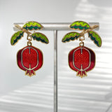 Amar & Riley Earrings - Pomegranate