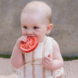 Oli & Carol - Renato the Tomato Teether sold at Have You Met Charlie? a unique gift shop in Adelaide, South Australia.