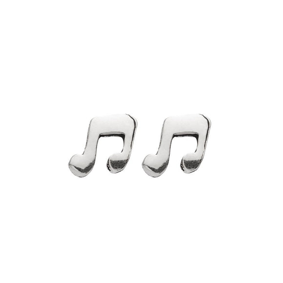 simple sterling silver studs in music note shape from australian gift shop have you met charlie in adelaide south australia