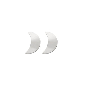 Simple Sterling Silver tiny half moon studs 2mm from unique gift shop have you charlie in adelaide south australia