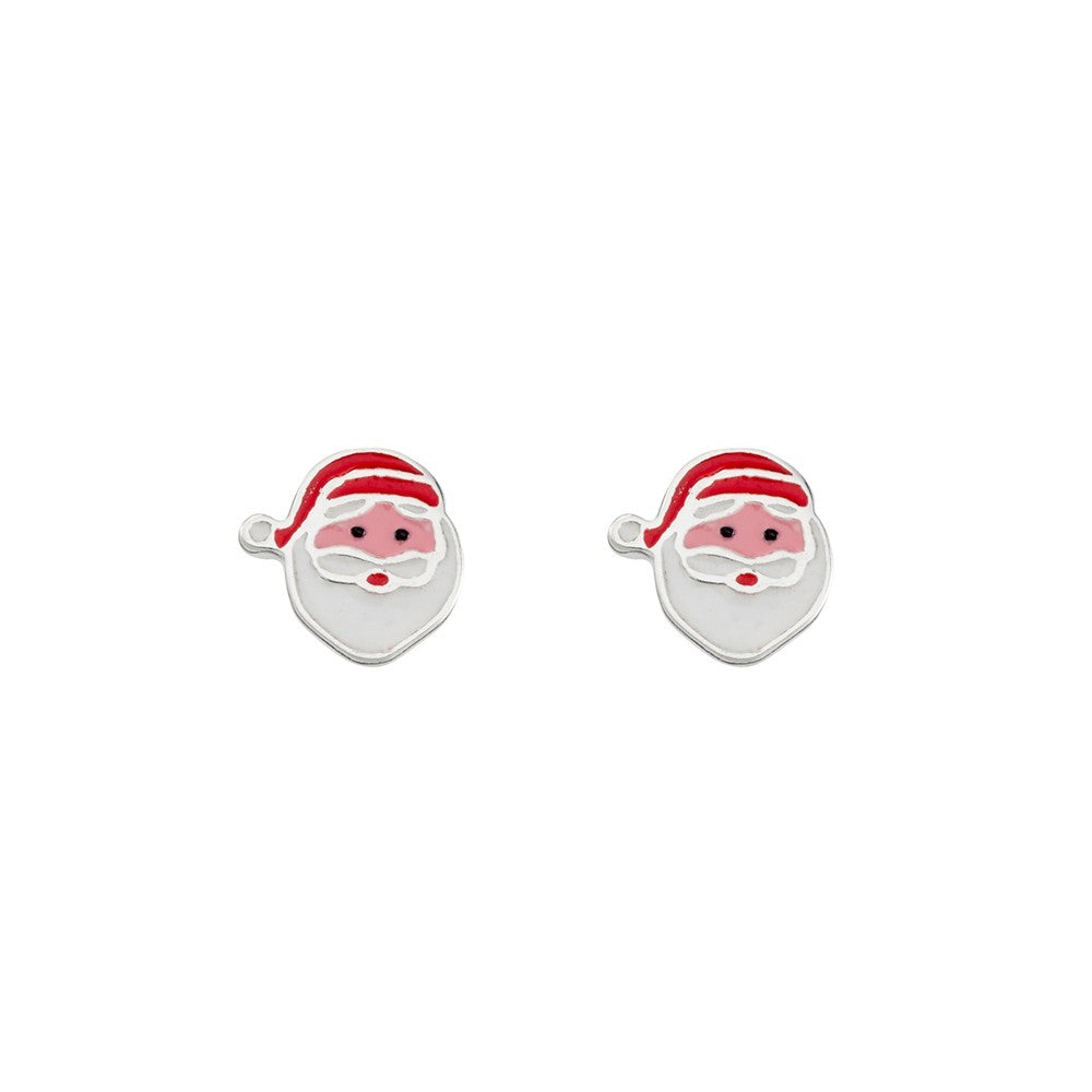 Sterling silver santa studs from have you met charlie a unique and quirky gift shop in adelaide south australia