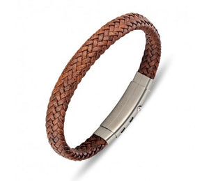 Leather & Stainless Steel Men's Bracelet - Various Styles. Sold at Have you Met Charlie?, a unique gift shop located in Adelaide, South Australia.