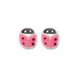 Sterling Silver Studs - Ladybugs