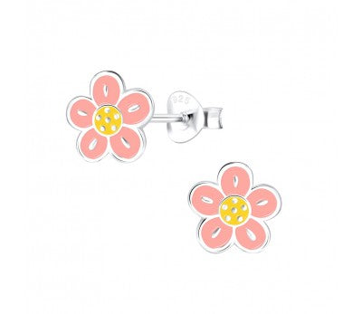 Sterling Silver Studs - Daisy