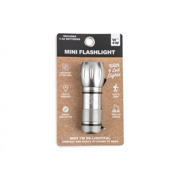 W+W - LED Mini Flashlight. Sold at Have You Met Charlie?, a unique giftshop located in Adelaide, South Australia.