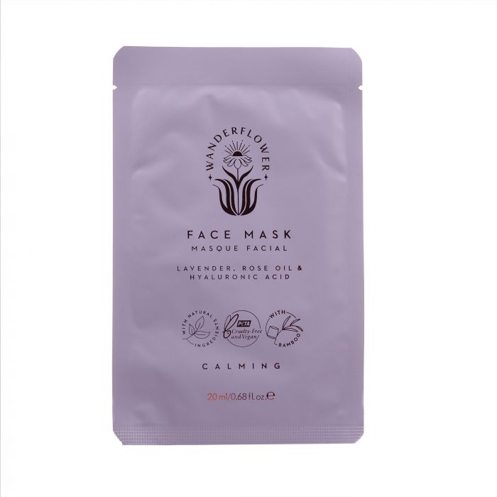 Wanderflower - Hydrate & Replenish Sheet Mask Set. Sold at Have You Met Charlie?, a unique giftshop located in Adelaide and Brighton, South Australia.